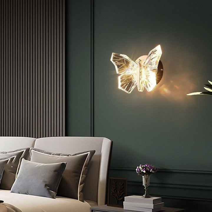 Artistic butterfly wall lamp