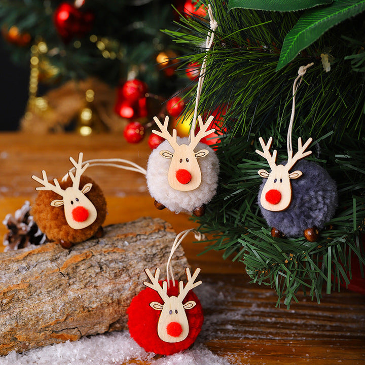 Festive Reindeer Decoration Figure