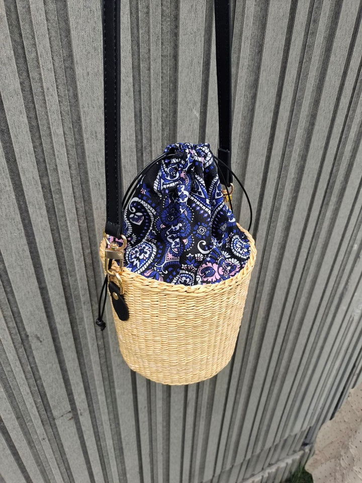 Bohemian Chic Woven Basket Bag