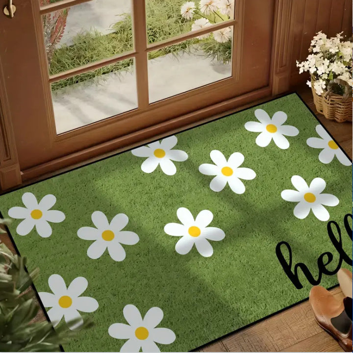 Decorative Floral Area Mat