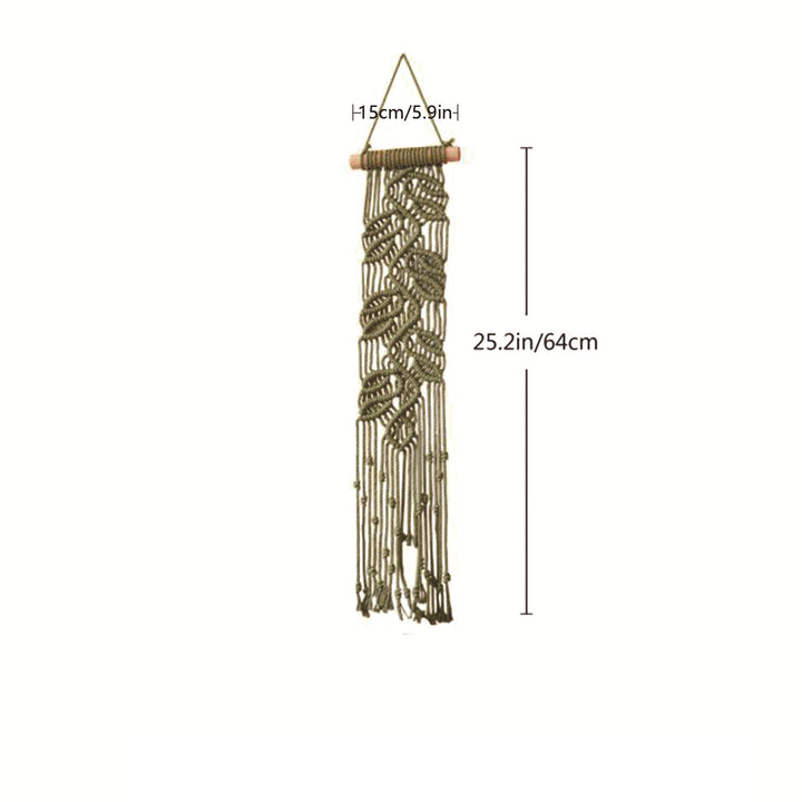 Macrame Leaf Wall Art Decor