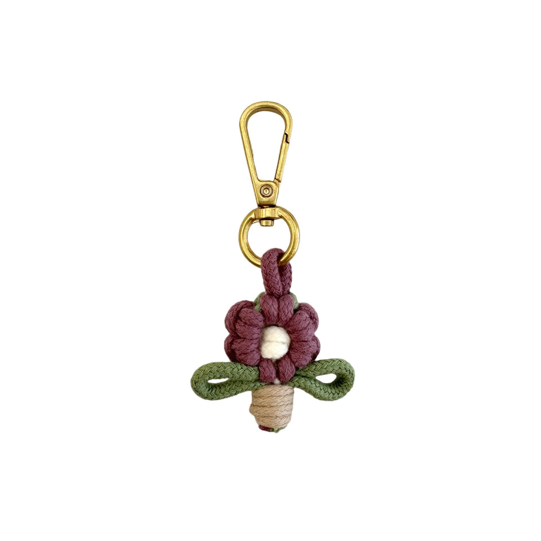 Decorative Floral Keychain