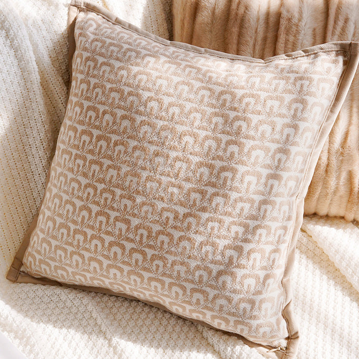 Decorative Throw Pillow with Textured Finish for Living Room