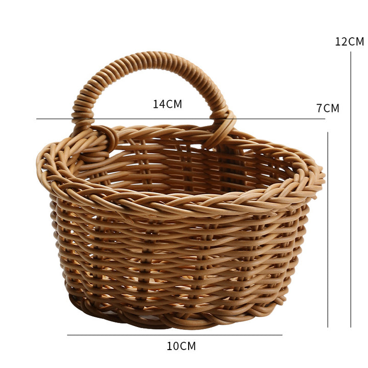 Hand-Woven Decorative Storage Basket