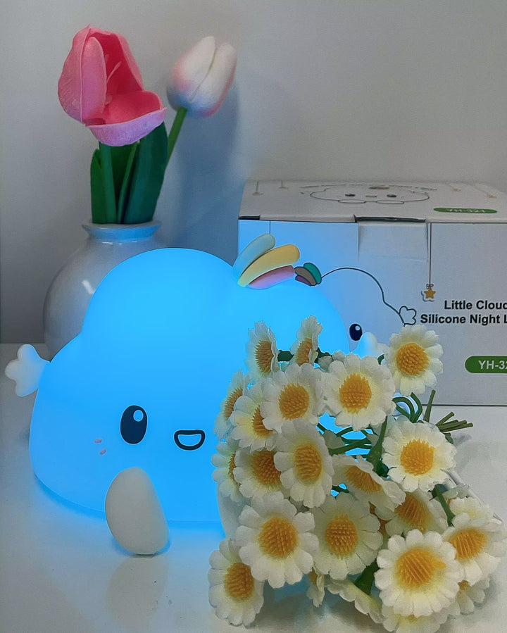 Silicone Sweet Cloud Night Light Table Lamp