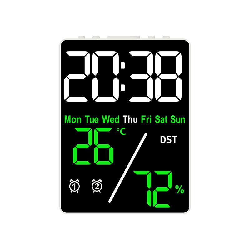 Digital Multifunction Alarm Clock with Hygrometer and Temperature Display