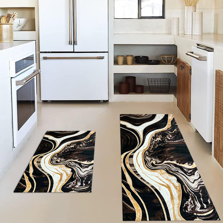 Vintage-Inspired Kitchen Mat Set