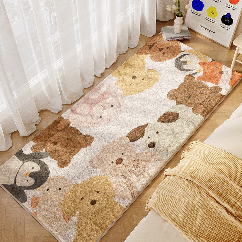 Playful Animal-Themed Runner Mat