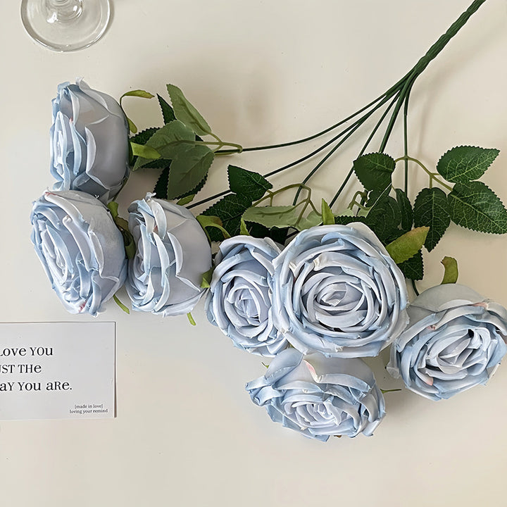 Realistic Artificial Rose Petals with Leaves