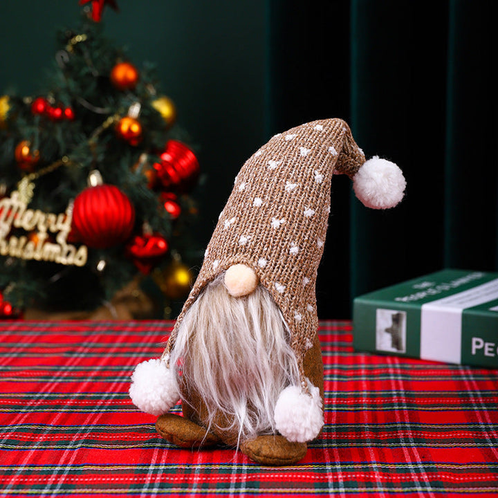 Decorative Christmas gnome figure