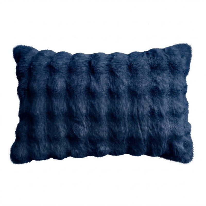 Plush Textured Decorative Cushion
