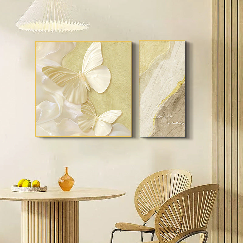 Elegant Butterfly and Floral Wall Art