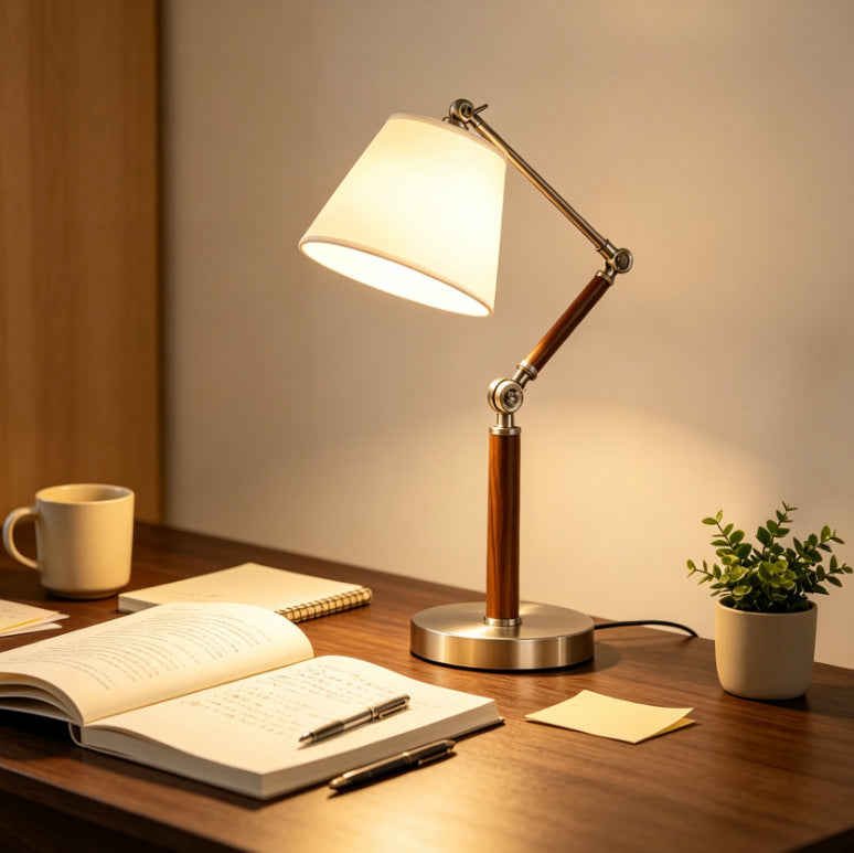 Adjustable desk lamp