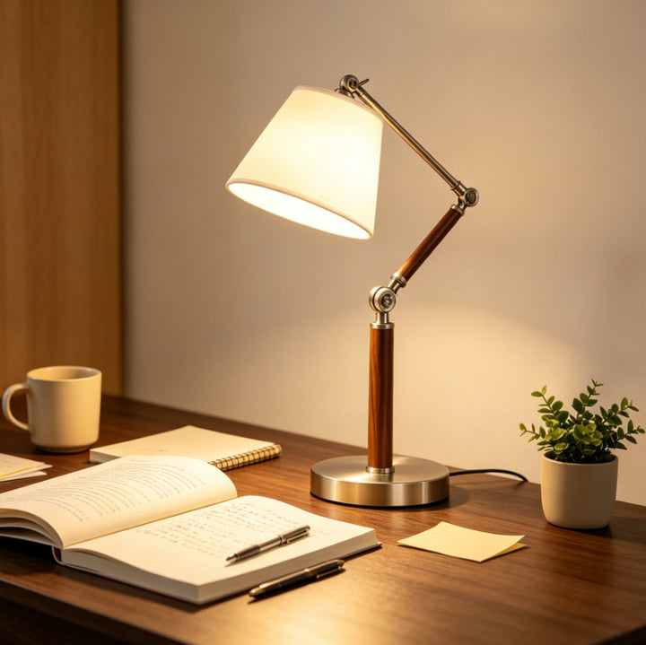 Adjustable desk lamp