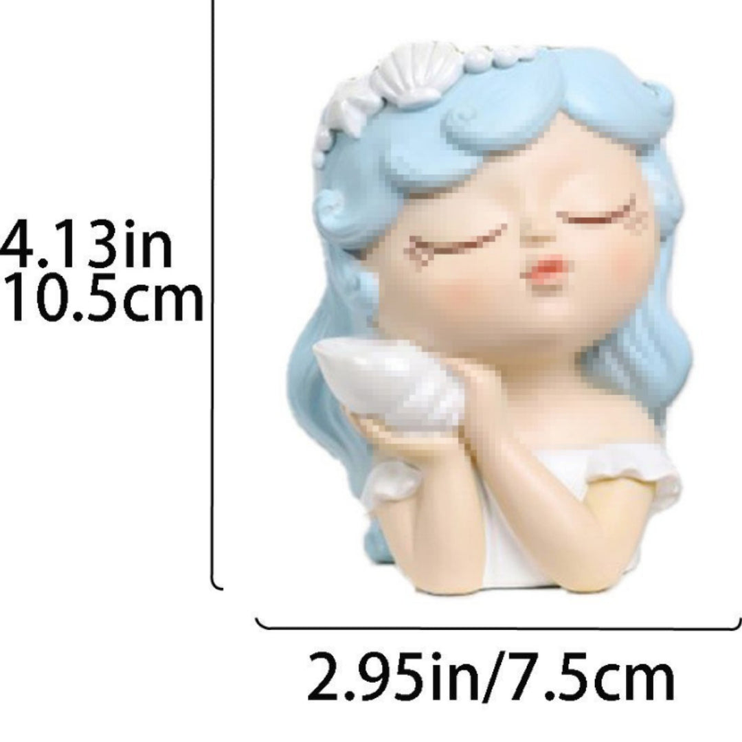 Charming Ceramic Girl Figurine
