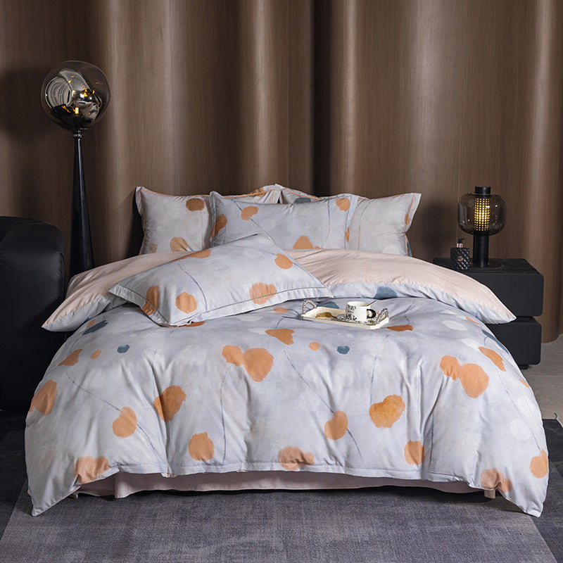 Nature-Inspired Botanical Print Duvet Cover Set