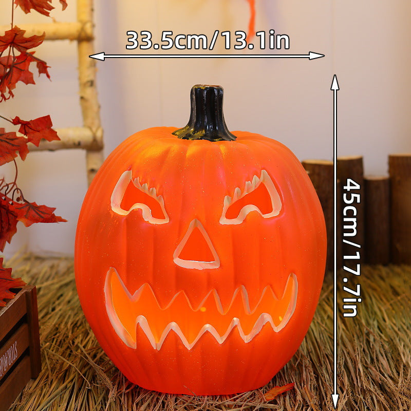 Ceramic Cat Pumpkin LED Tealight Holder