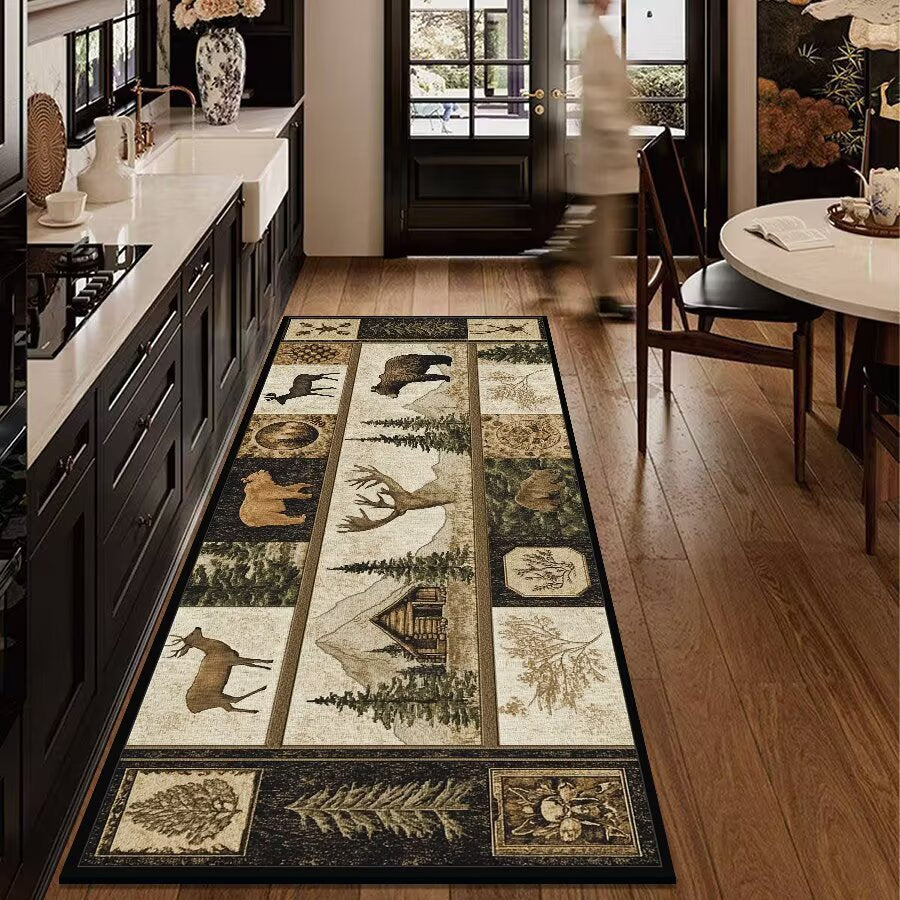 Rustic Outdoor Adventure Area Mat