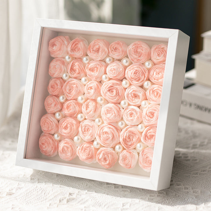 Floral Shadow Box Art
