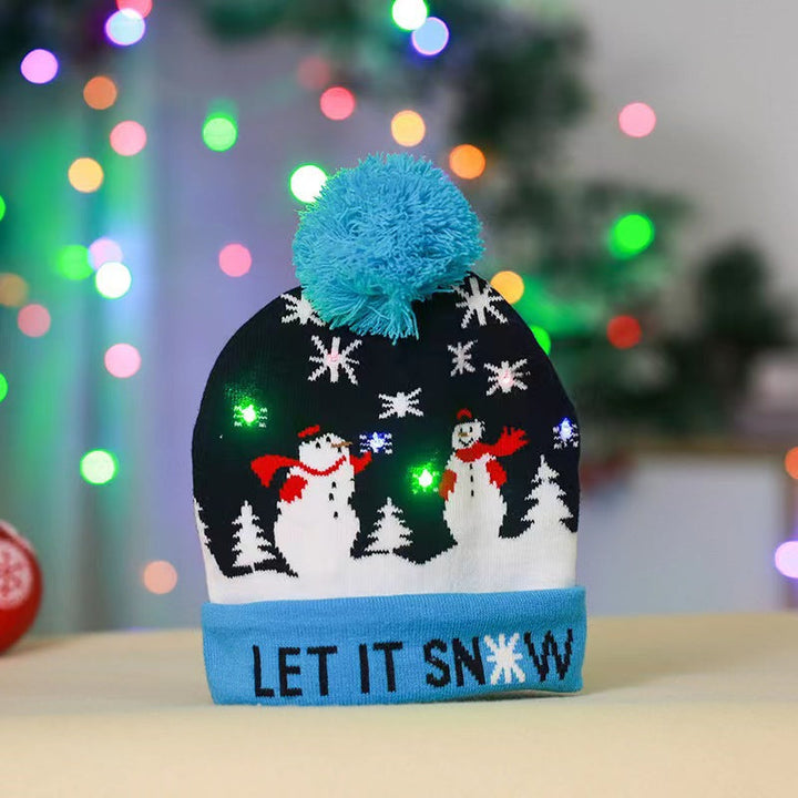 Funny Christmas hat with LED lights