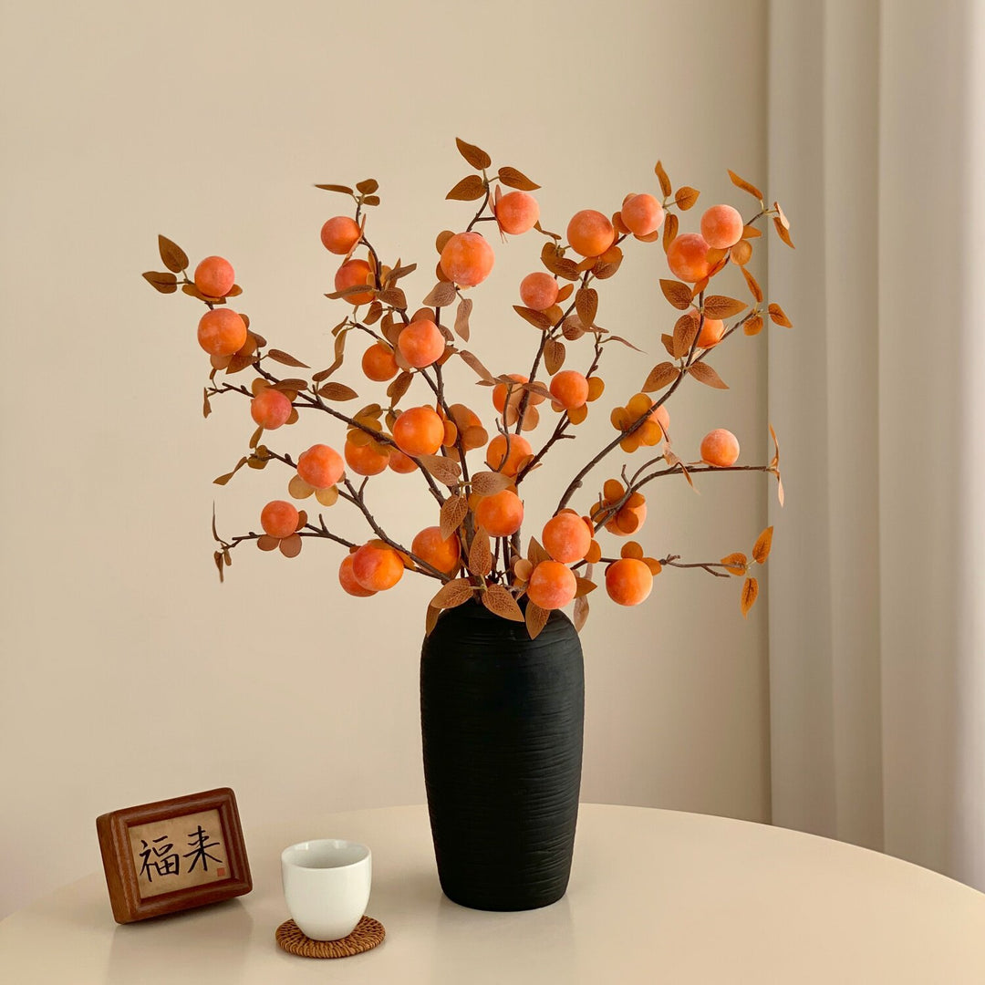 Decorative Artificial Citrus Fruit Branch