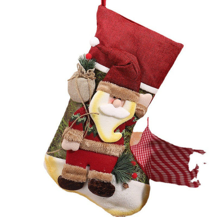 Cute Christmas stocking with reindeer design