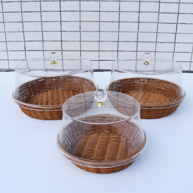 Crafted Transparent Food Covering Storage Bowls