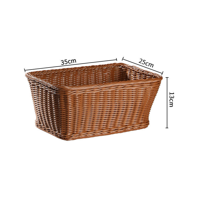 Large Rectangular Woven Storage Tray