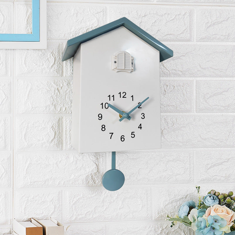 Cuckoo clock in creative house design