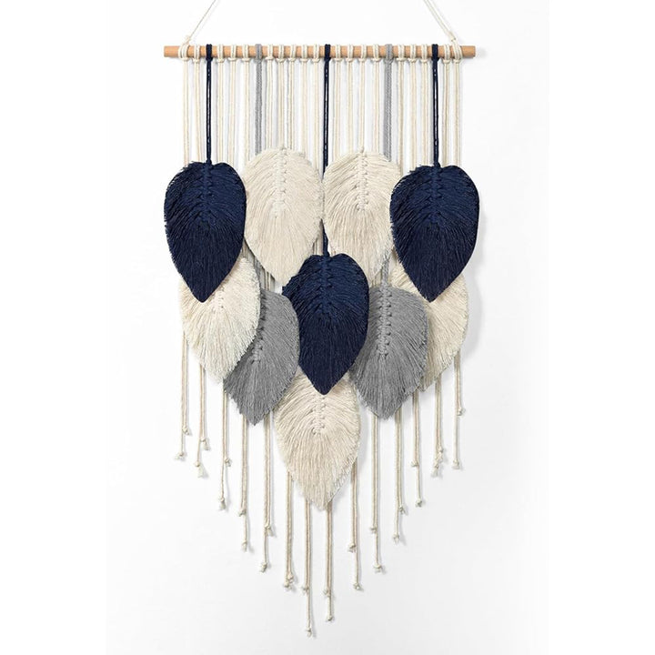 Macrame Leaf Wall Hanging Tapestry