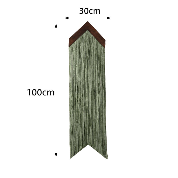 Macrame Wall Decor with Cloud Motif