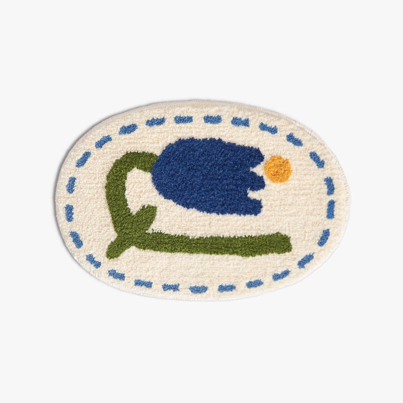 Playful Fruit-Themed Area Mat