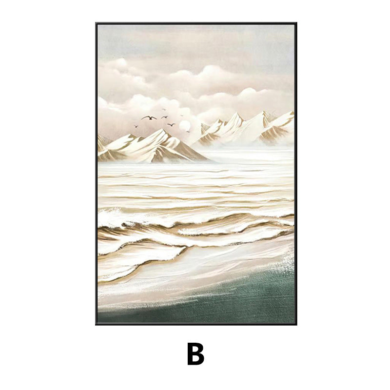 Coastal Beach Landscape Framed Wall Art