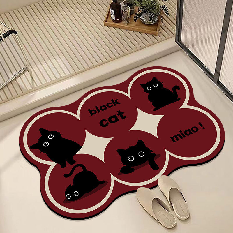 Cute Cartoon Animal Bath Mat