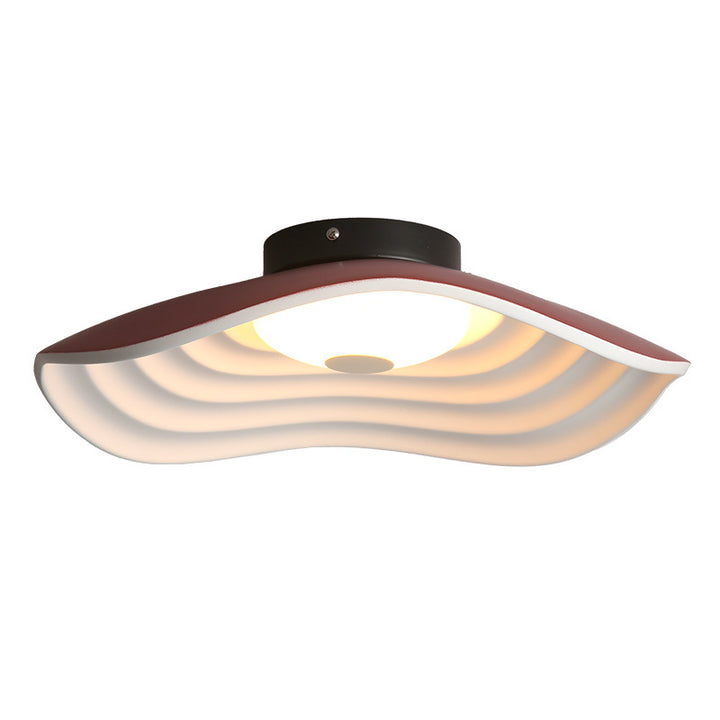 Modern wave structure ceiling light
