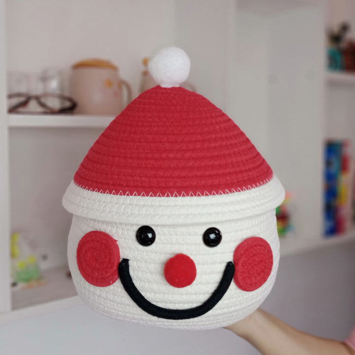 Decorative Santa Claus Basket