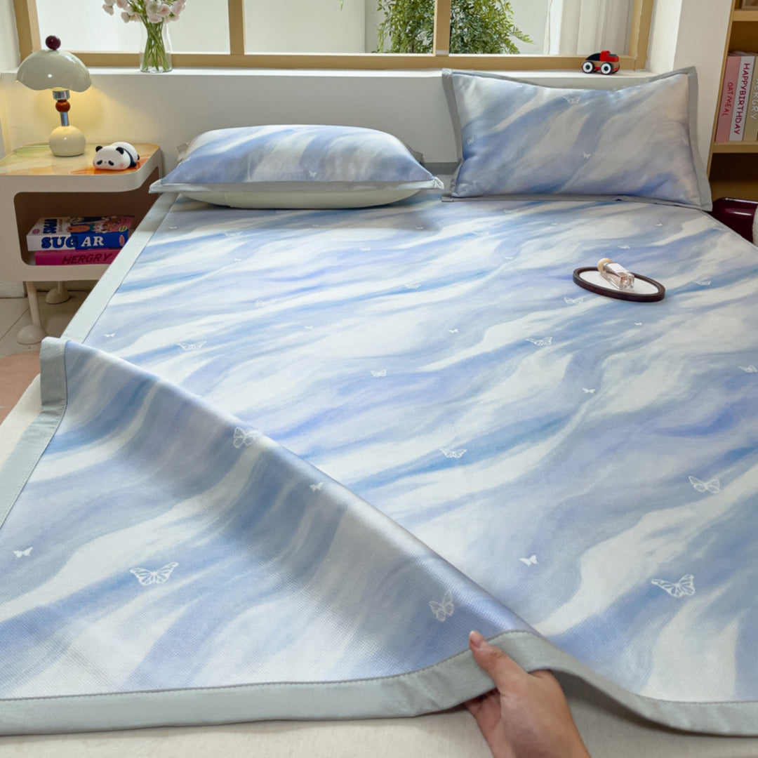 Geometric Print Soft Cotton Bedspread