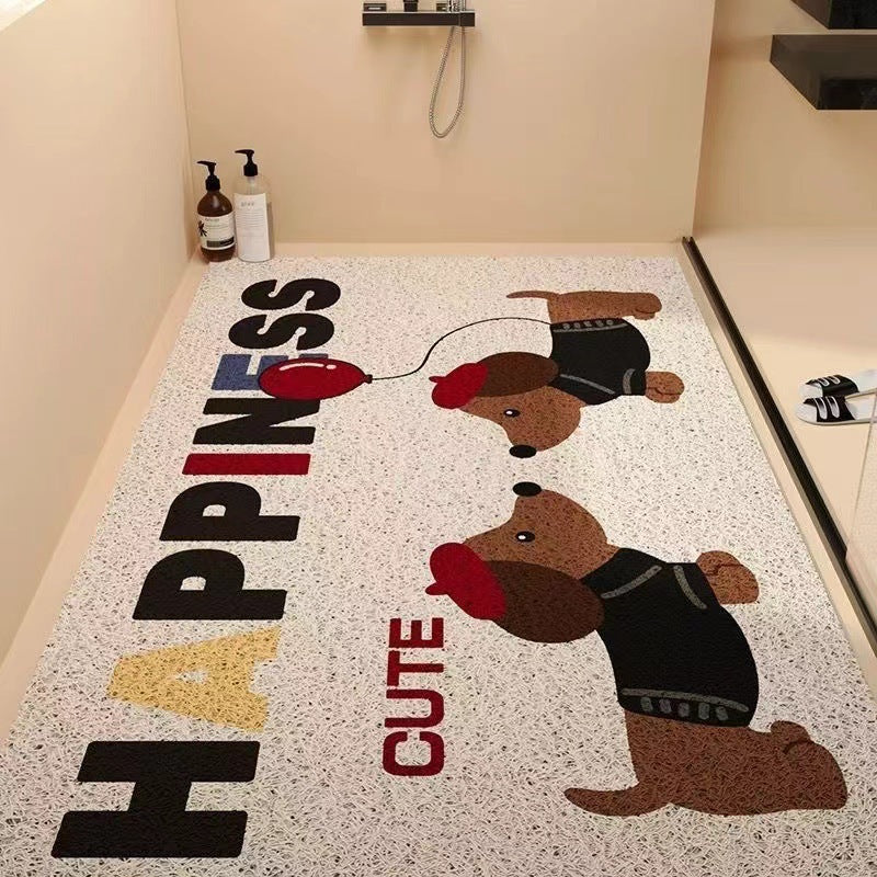 Playful Cartoon Character Area Rug