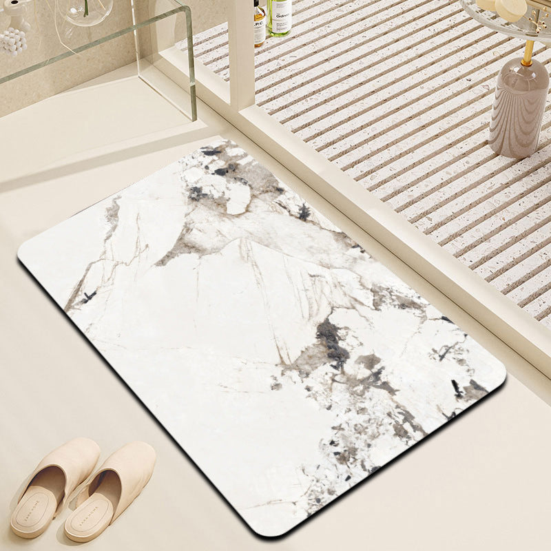 Luxury Marble Texture Bath Mat