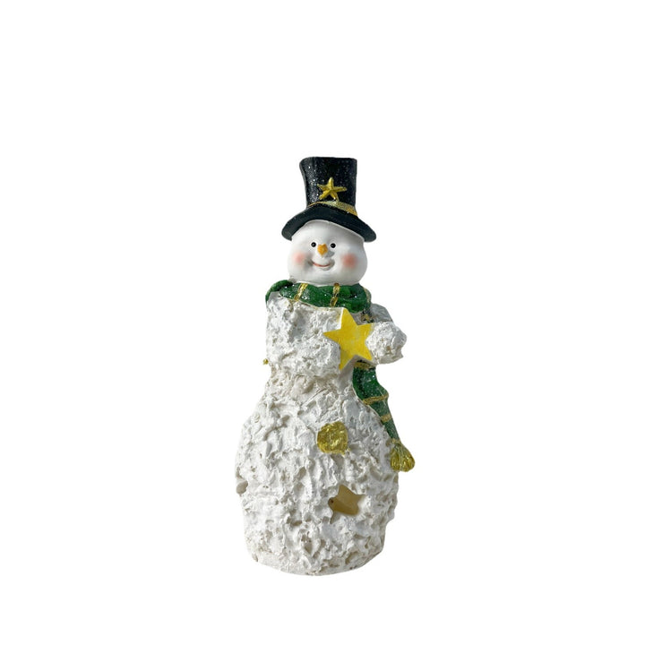 Decorative Snowman Sculpture