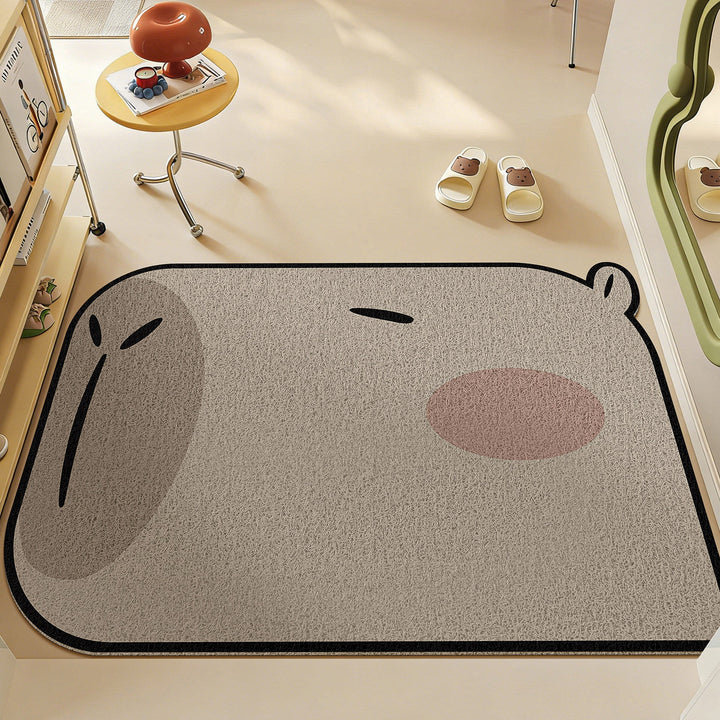 Fun Animal-Themed Plush Area Mat
