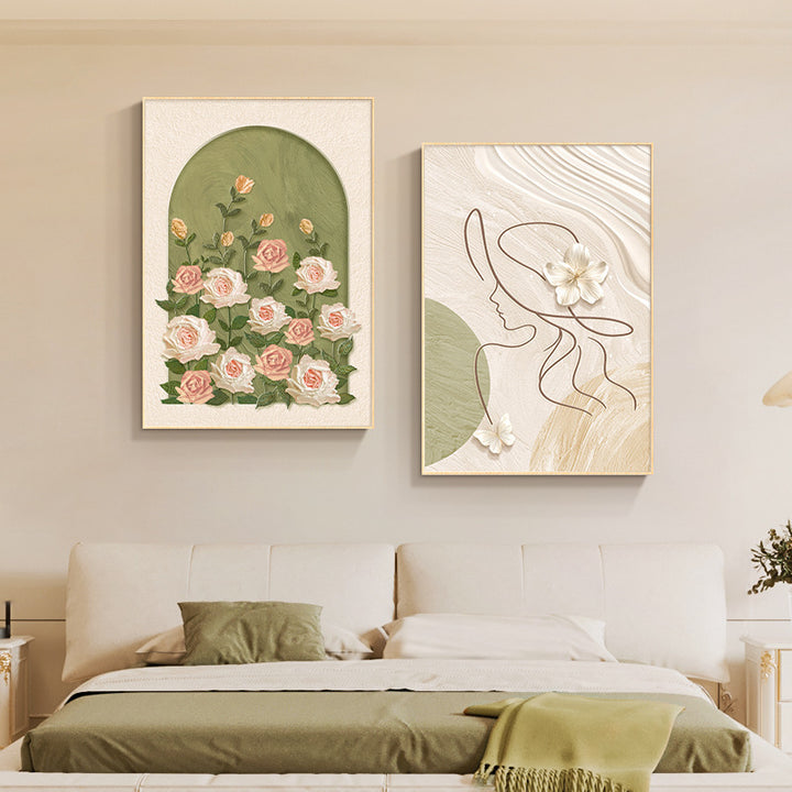 Elegant Framed Decorative Portrait
