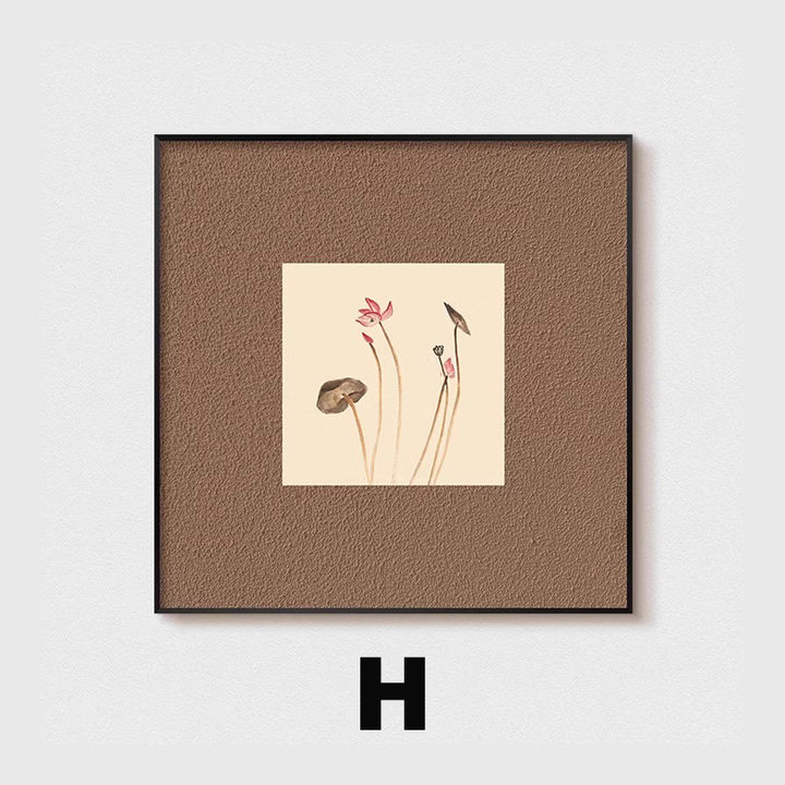 Framed Botanical Artwork