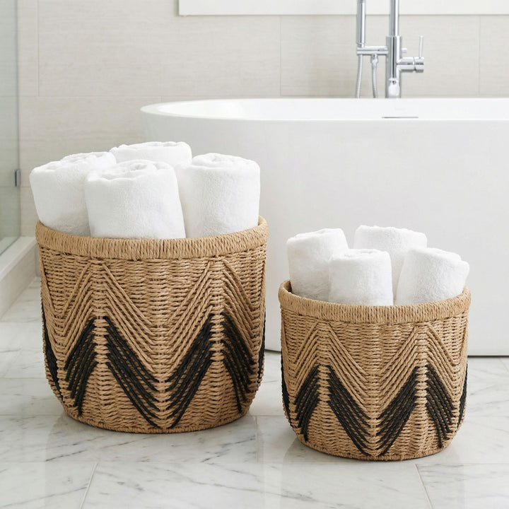 Decorative storage basket