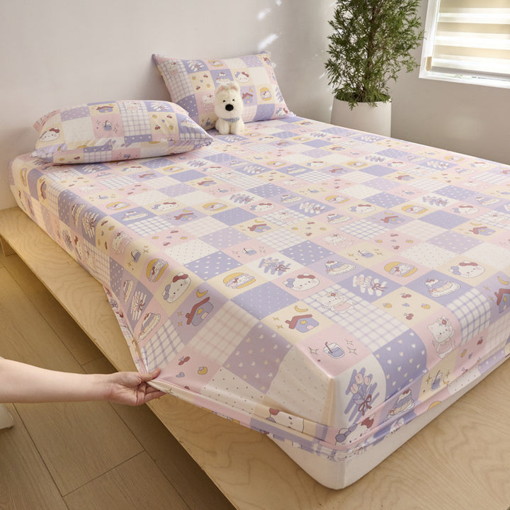 Soft Cotton Playful Patterned Mattress Protector