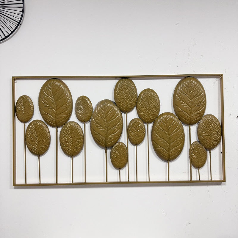 Decorative Metal Leaf Wall Art Sculpture