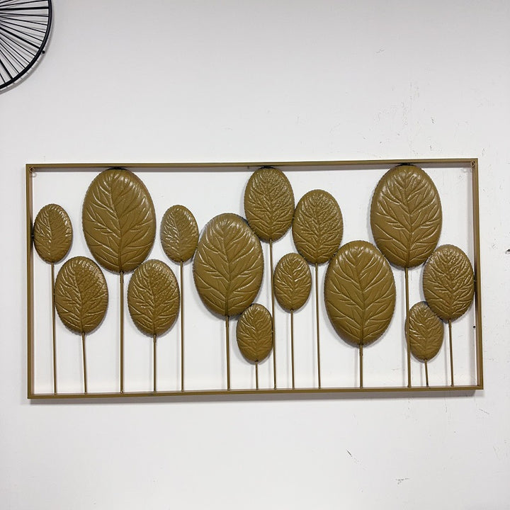 Decorative Metal Leaf Wall Art Sculpture