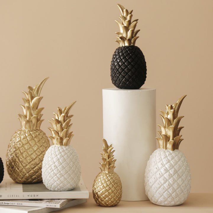 Decorative Golden Pineapple Figurine