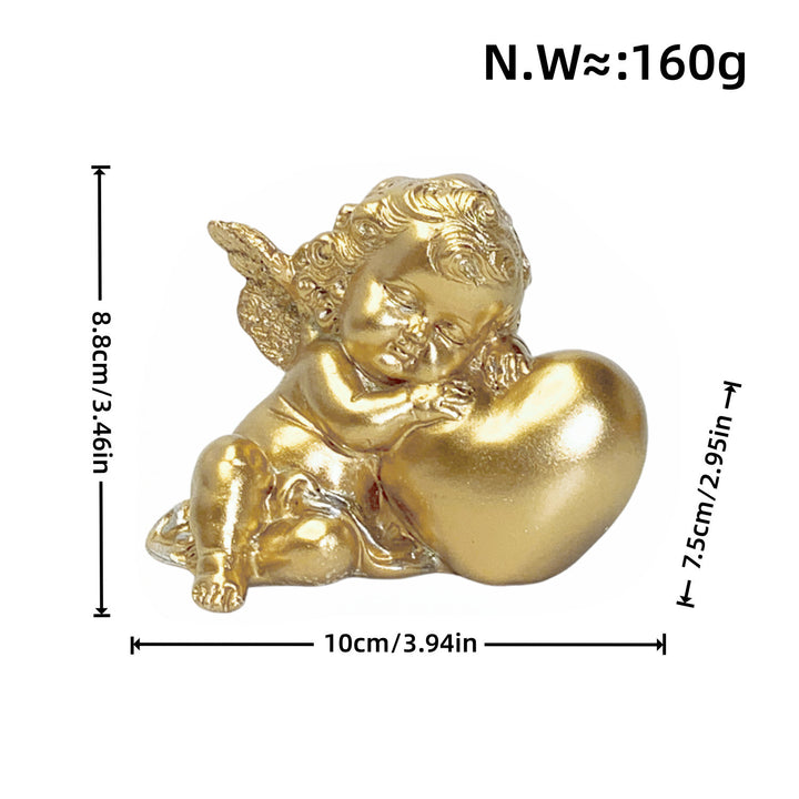 Charming angel figure with heart motif