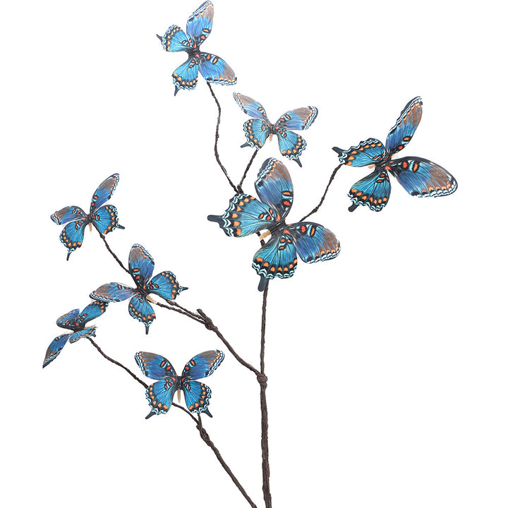 Decorative wall decoration with butterflies